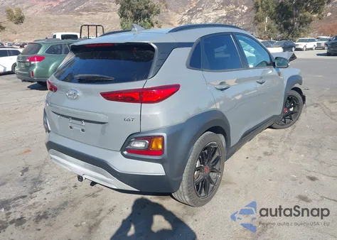 2021 Hyundai Kona Night из США, поврежденный, VIN KM8K63A58MU691971